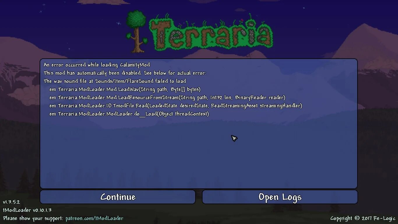 Terraria error. Модлоадер террария. Ошибка террария. Модлоадер для террарии 1.4.4.2. Модлоадер террария на андроид.