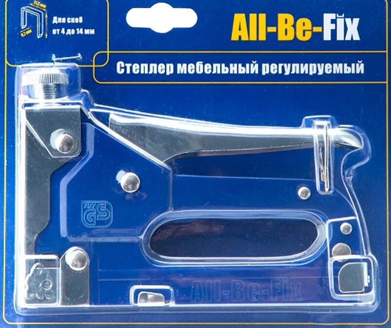 Степлер мебельный для скоб 4-14х0,7 мм "all-be-Fix". Степлер мебельный all-be-Fix, Тип 53, скоба 4-14мм. Степлер all-be-Fix 4-14мм. Степлер мебельный 4-14-0,7мм "all-be-Fix".