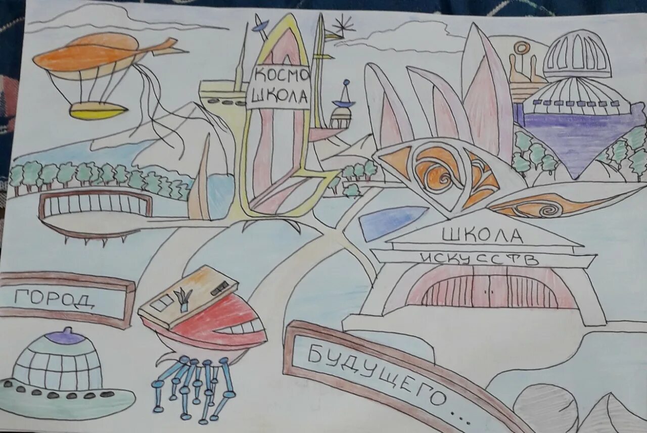 Рисовать в будущем времени. Город будущего рисунок. Рисунок на тему город будущего. Город будущего рисунок для детей. Рисунок город будущего глазами детей.