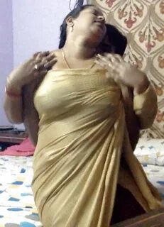 Telugu Actress Apoorva Aunty Hot in Red Saree Exposing Navel with huge boob...