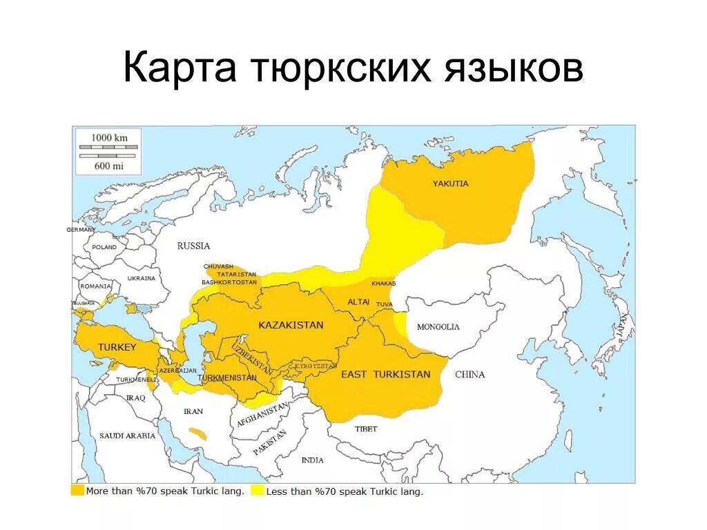 Проживание тюркской языковой группы на урале. Тюркская семья языков карта. Тюркская группа языков карта.