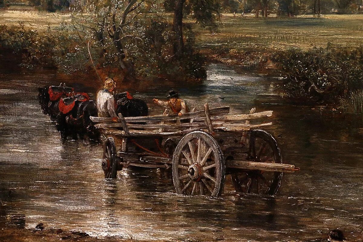 Ветер телега. Джон Констебл the hay Wain 1821. Джон Констебл повозка для сена. Джон Констебл телега для сена. Джон констебль. Телега для сена. 1821..