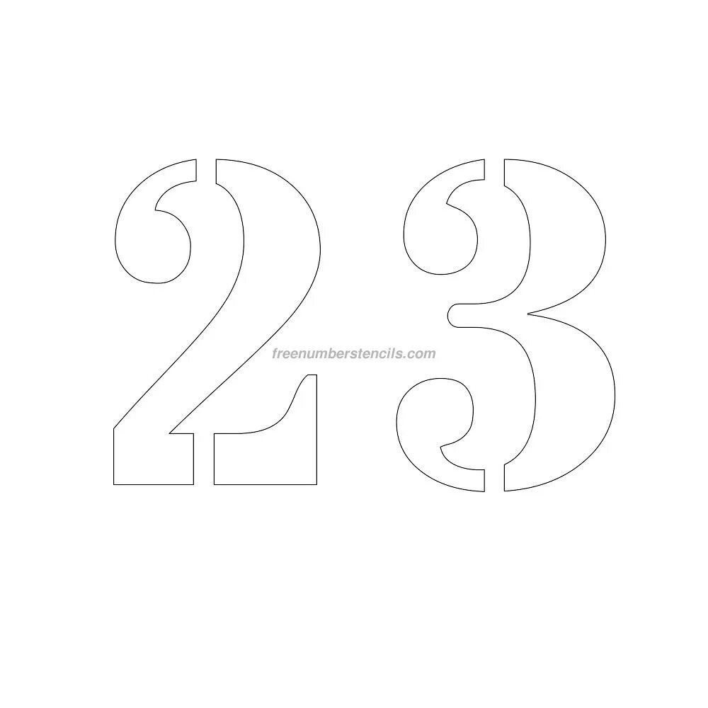 цифры для вырезания 23 февраля. цифра 2 трафарет. 23 контур цифры. макет цифры 23. цифры 23 шаблоны для вырезания из бумаги.