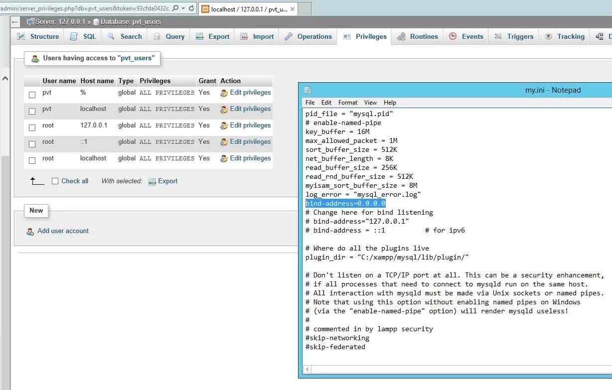 Конфиг mysql. If sql. xampp mysql. if mysql. how to use if mysql.