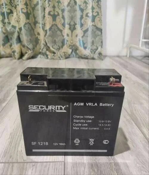 18 ампер. Аккумуляторная батарея sf1218. security force sf 1218 18 а·ч. аккумулятор для эхолота 12 вольт 18 ампер. security force sf 1240.