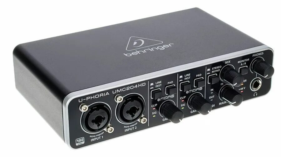 Звуковая карта behringer u phoria. Behringer u-Phoria umc204hd. Звуковая карта Behringer umc202hd. Аудиоинтерфейс Behringer umc204hd. Внешняя звуковая карта Behringer u-Phoria umc204hd.