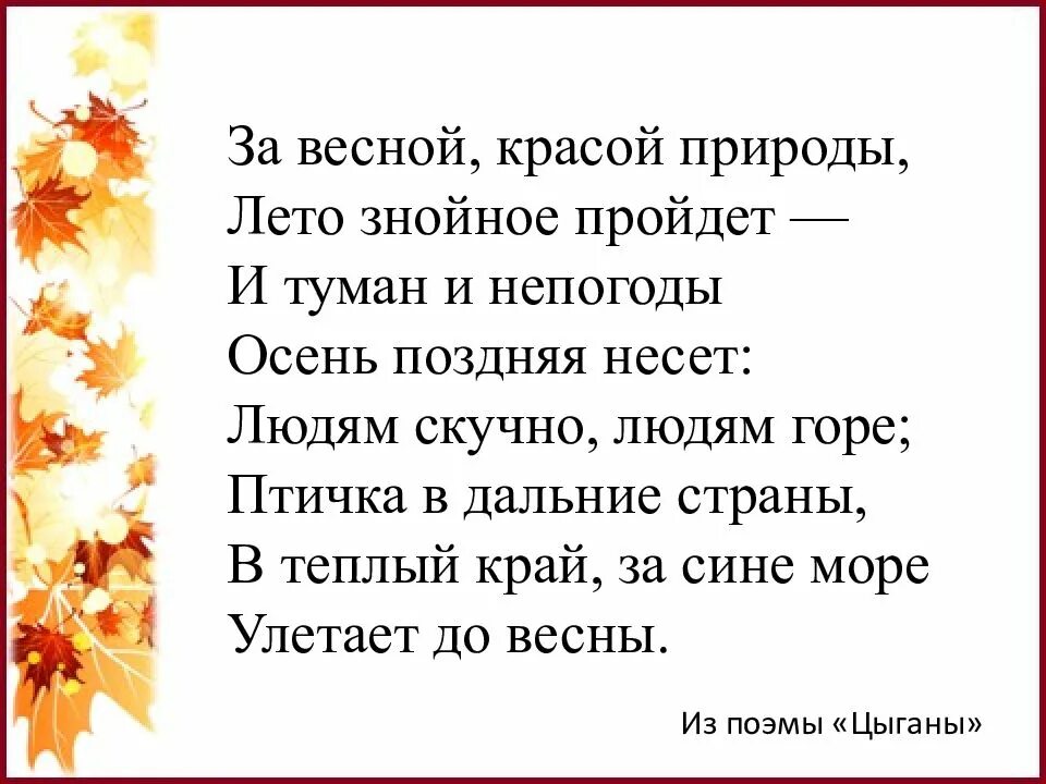 За весной красой природы