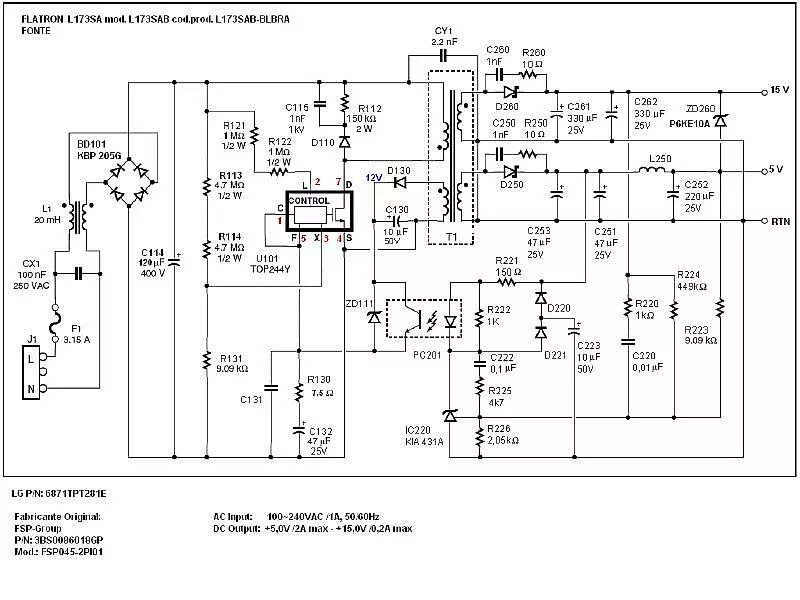Схема БП монитора Samsung. Схема БП монитора LG. Схема блока питания монитора LG Flatron l1720b. Блок питания монитора Samsung 2043bw. Питание монитора схема