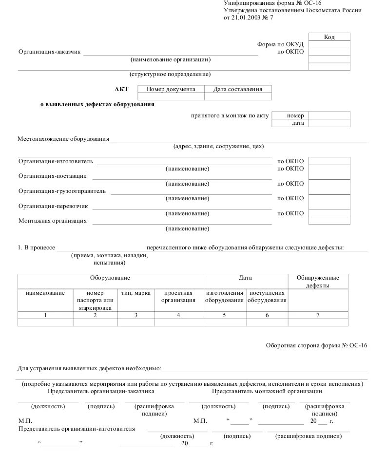 Акт выявленных. Ос-15 акт о приемке-передаче. акт выявления дефектов. акт об обнаружении дефектов оборудования. акт о выявленных недостатках оборудования образец.
