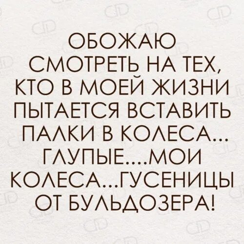 2 попытка жизни. Кто вставляет палки в колеса тот. Цитаты про палки в колеса.