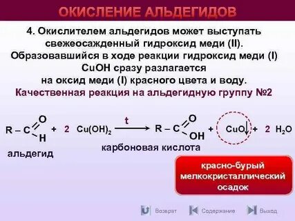 Взаимодействие уксусной кислоты с оксидом меди