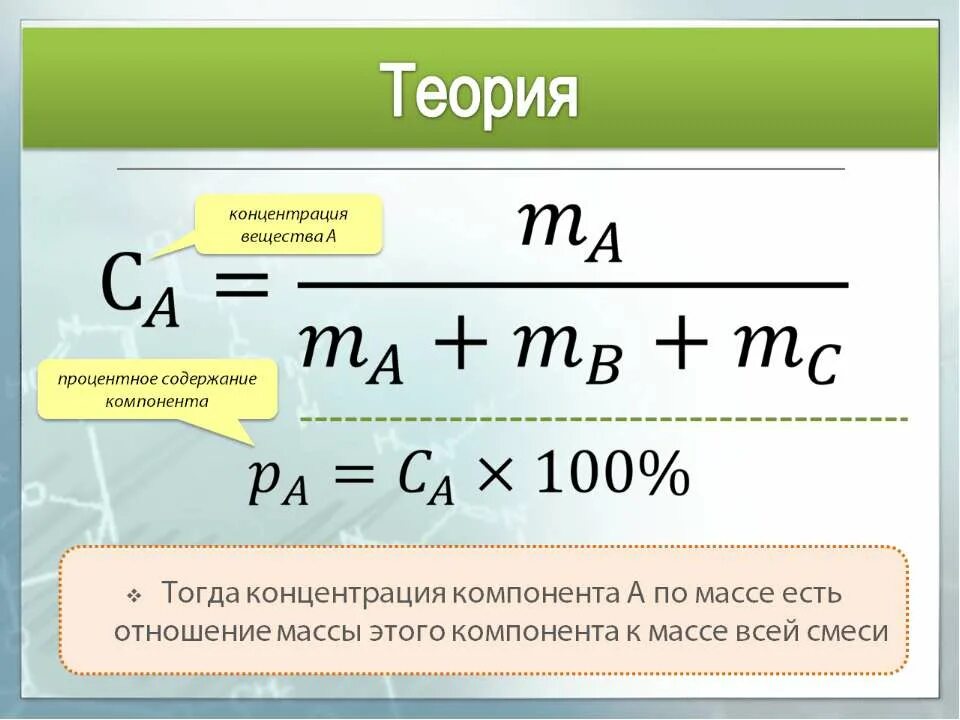 Особенности растворов сильных электролитов. Селективность от времени. Теория концентрации. Задачи на смеси химия 9 класс. Теория концентрации.