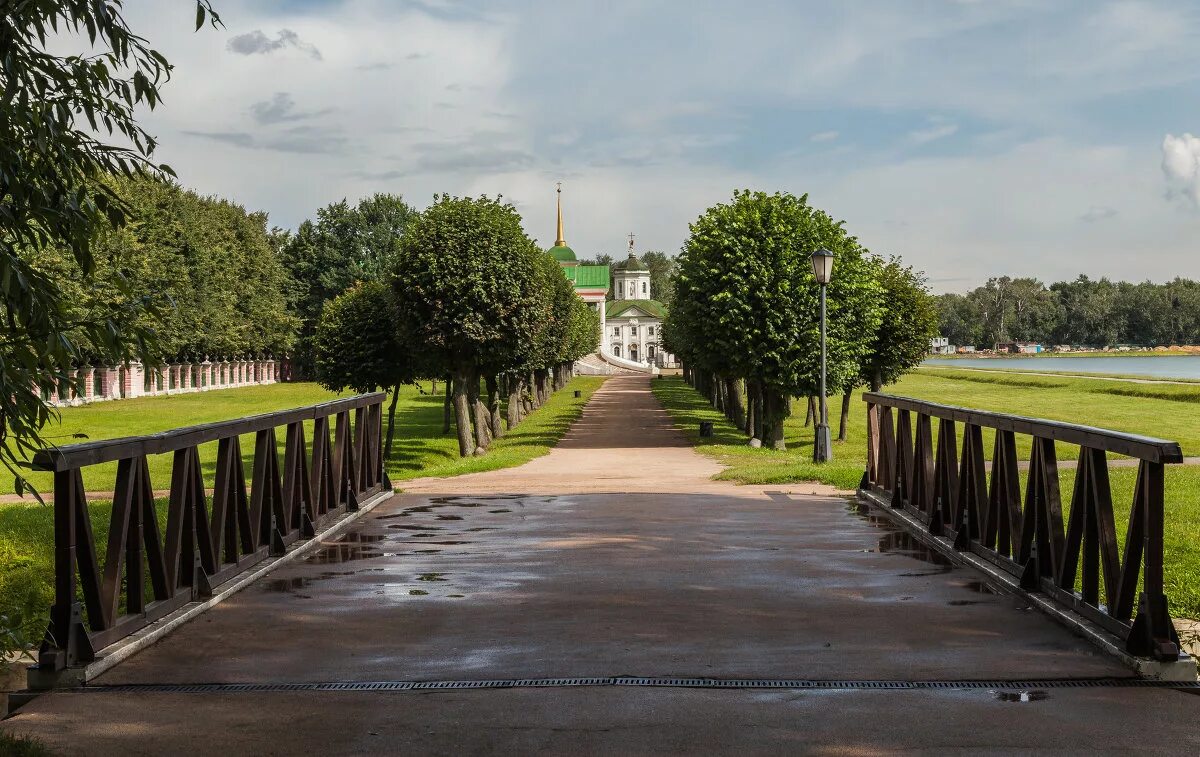 Мост после дождя