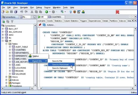 Oracle examples