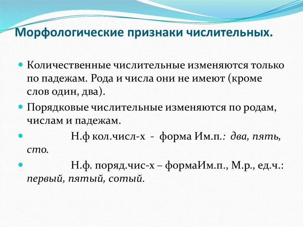 Морфологические признаки числительного. Числительное постоянные признаки. Числительное морфологические признаки. Постоянный морфологический признак числительного. Морфологические признаки порядковых числительных