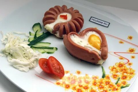Завтрак с сосисками