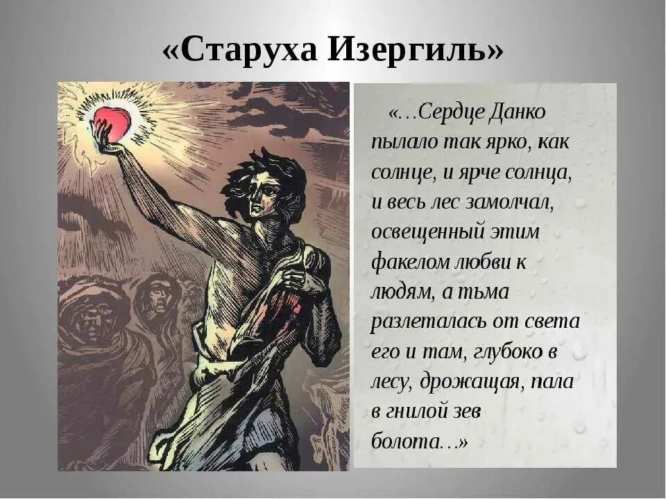 Восстанови порядок эпизодов произведения м горького данко. Легенда о Данко из произведения "старуха Изергиль" м. Горького. Легенда о Данко книга. Старуха Изергиль Легенда о Данко книга.