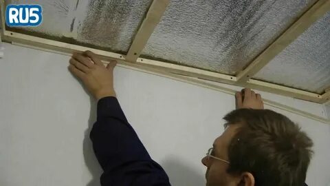 Монтаж потолка из пвх панелей