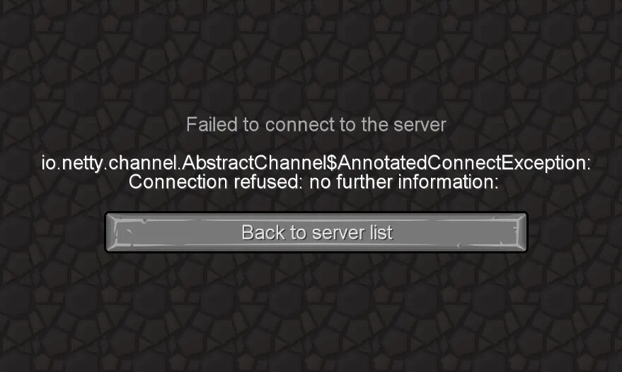 Connection refused minecraft. Io.Netty.channel.abstractchannel$annotatedconnectexception connection refused no. Ошибка майнкрафт io.Netty.channel.abstractchannel$annotatedconnectexception. Ошибка io.Netty.channel.abstractchannel$annotatedconnectexception connection refused no further information. Ошибка в майнкрафт io.Netty.channel.