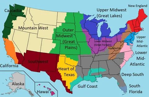 America has states
