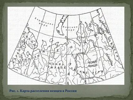 Территория проживания ненцев