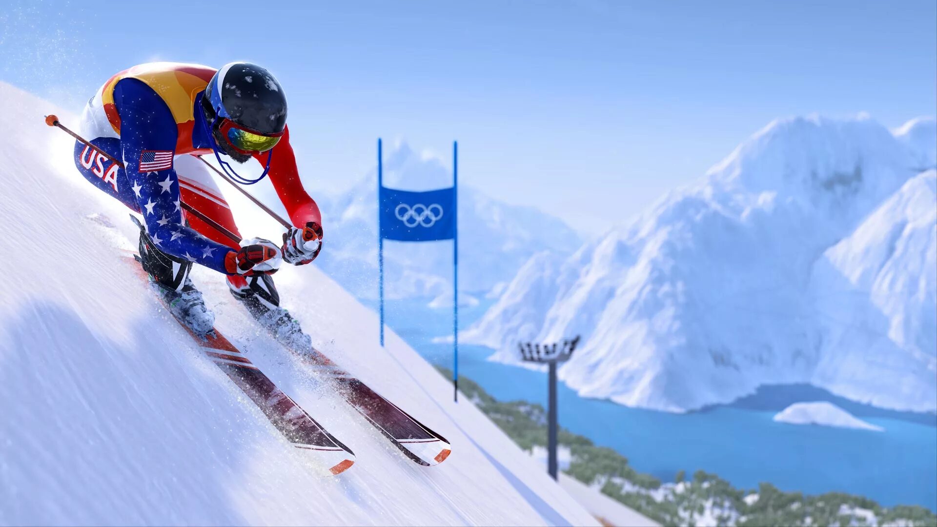 Skiing game
