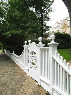 Белая изгородь