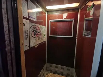 Старый лифт 10 этаж