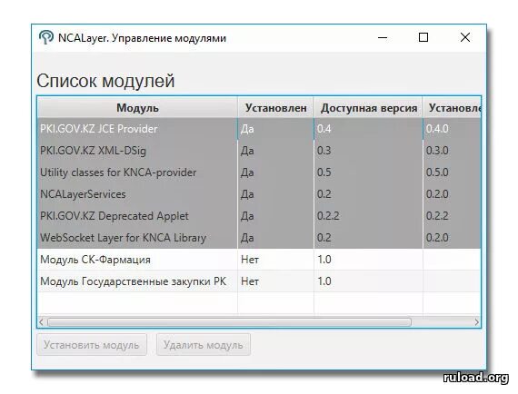 NCALAYER. Как установить модуль КНП В NCALAYER вручную. Как установить модуль определенной версии. Установка «модуль КНП» В NCALAYER. Https client kazynashylyk