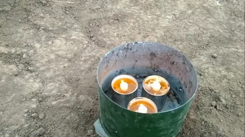 Свечи в теплице для обогрева