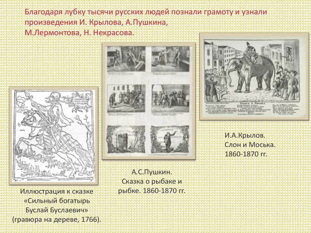 Иллюстрирована 34 рисунками словами. Лубок с изображением басни Крылова. Карты лубок. Карты Таро русский лубок.