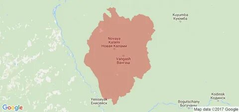 Енисейск на карте