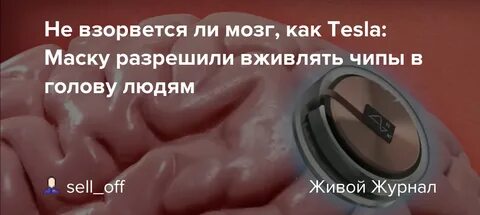 Маск чип в мозг
