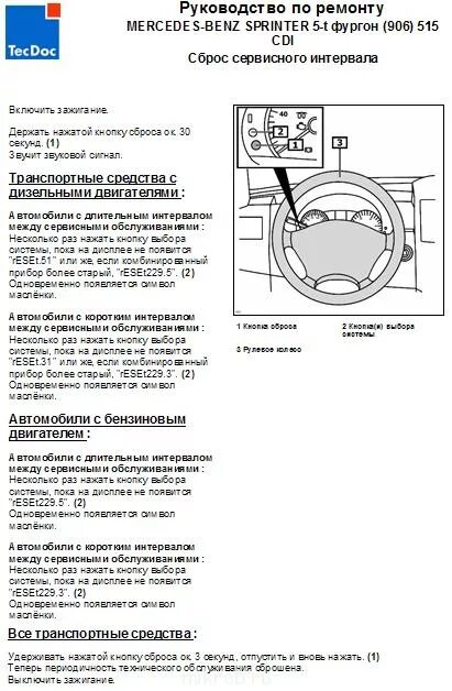 Мерседес Спринтер 906 межсервисный интервал. Спринтер 311 сброс сервисного интервала. Сброс сервисного интервала Мерседес w211. Коды ошибок Мерседес Спринтер 906.
