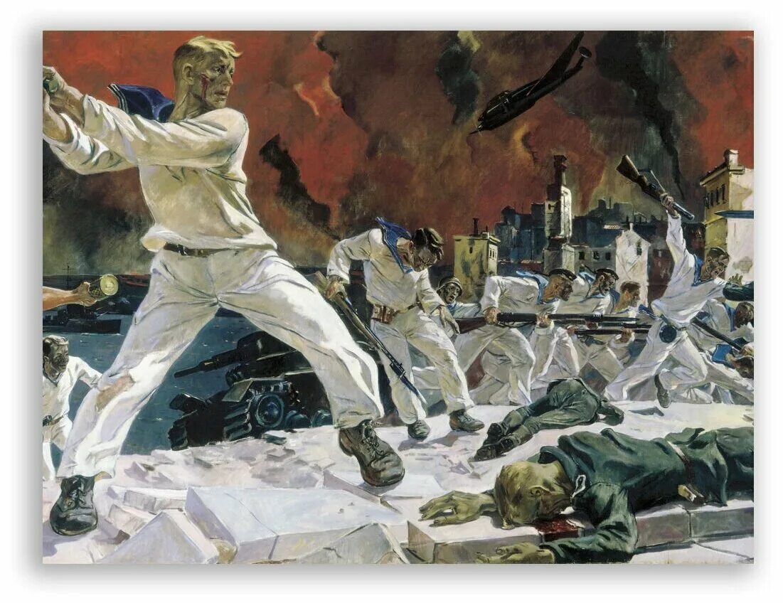 сочинение по теме рассуждение. матросы вмф ссср. а. александр дейнека оборона севастополя 1942. георгиевская лента у моряков.