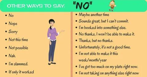 Ways to say but
