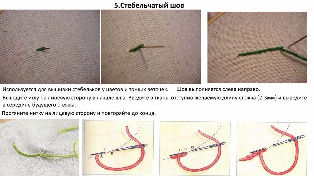 Вышивания гладью стебельчатый шов. Стежки вышивание стебельчатый шов. Ручные швы стебельчатый шов. Стежки вышивание стебельчатый шов. Стежки вышивание стебельчатый шов.