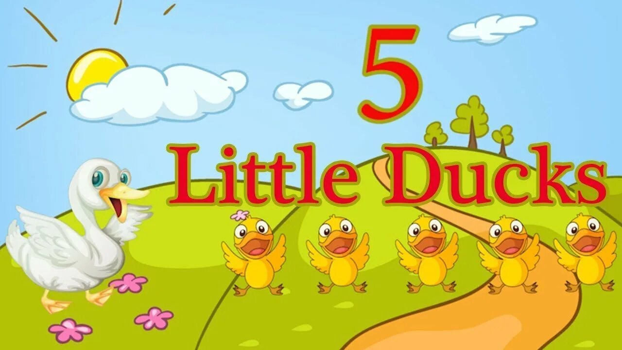 Five little Ducks. Five little Ducks Song. Five little Ducks super simple Songs. Five little Ducks Worksheet.