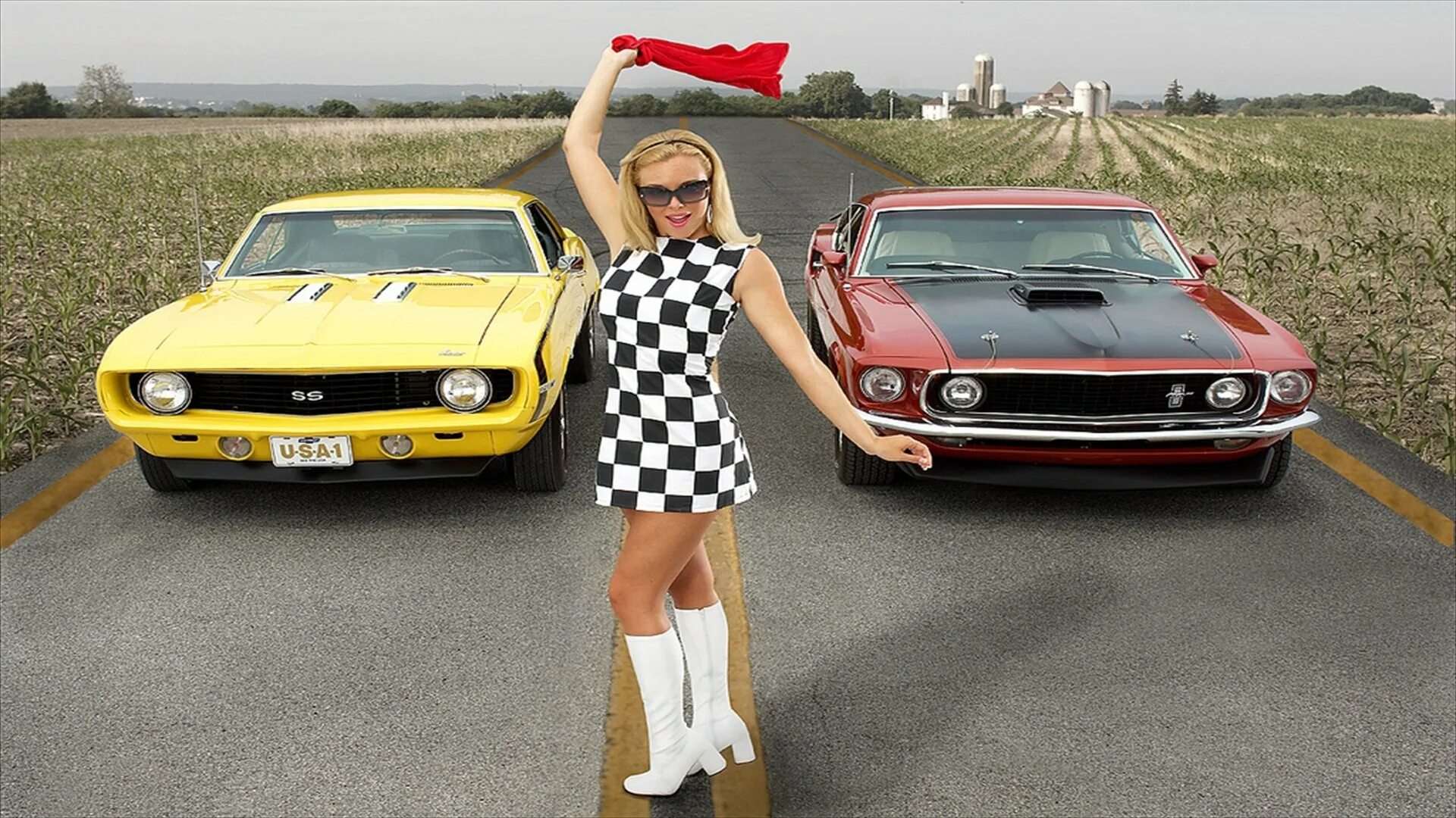 The cars you are the girl. Ford Mustang 1969 с девушкой. Девушки на старте гонок. Гоночные машины и девушки. Девушки которые на старте гонок автомобилей.
