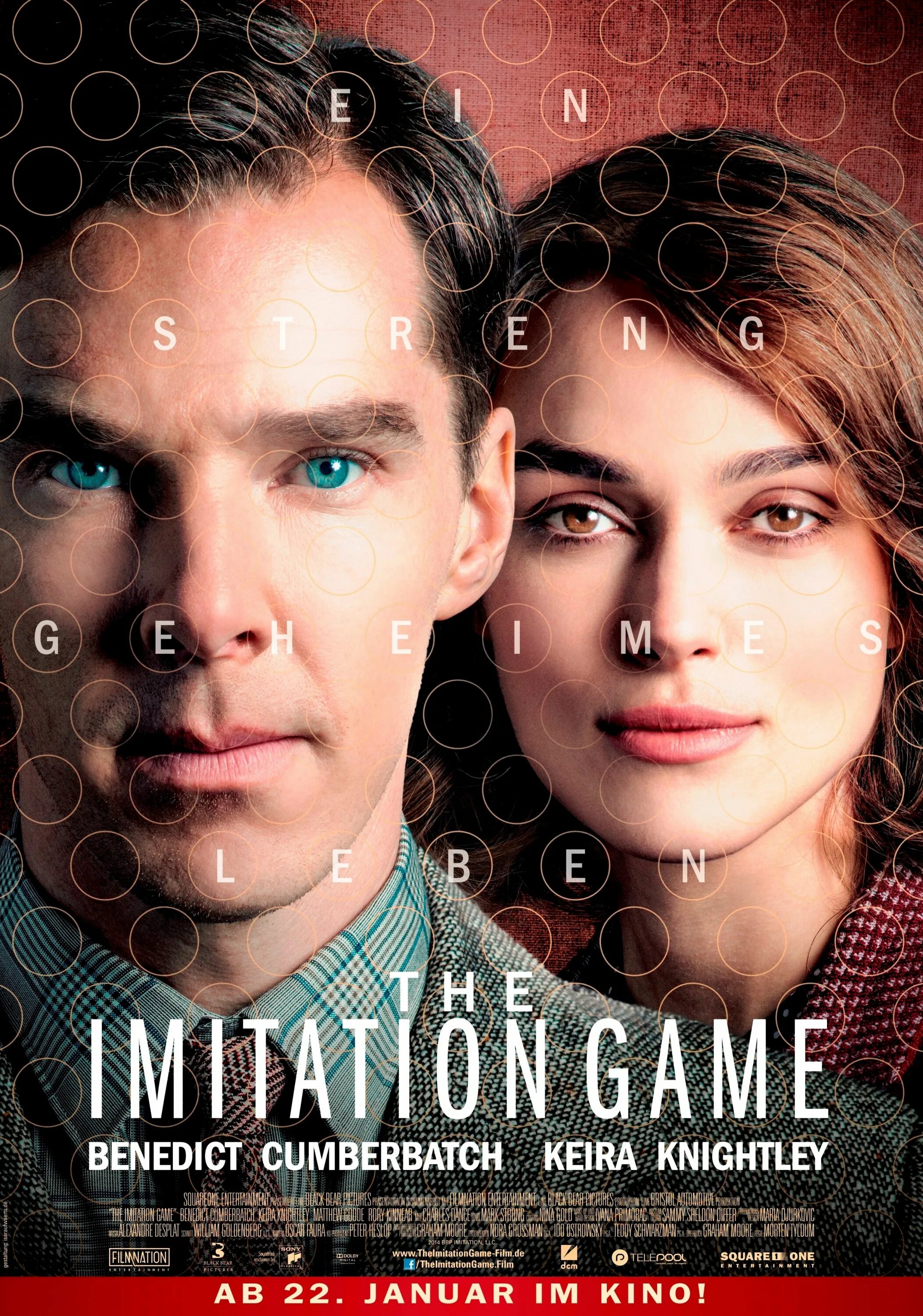 Английские кинофильмы. The Imitation game 2014 Постер.