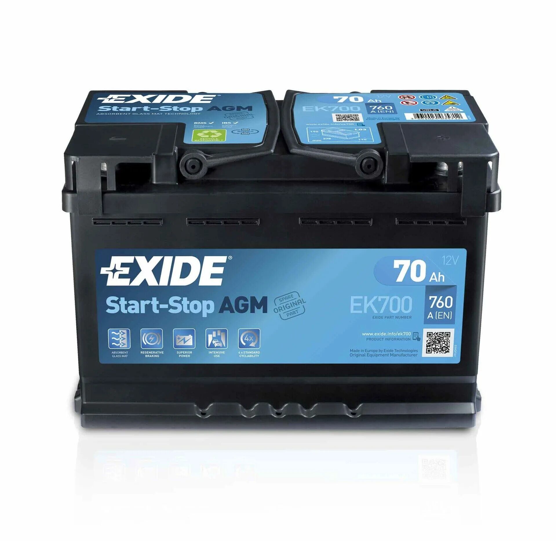 70ah автомобильный аккумулятор. Аккумулятор Exide el1050. Аккумуляторы Exide ea770. Exide Premium ea770. Exide AGM ek700 70ah 760a (r+) (278x175x190).