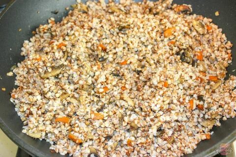 Гречка с мясом морковью