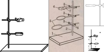 лабораторный штатив рисунок карандашом
