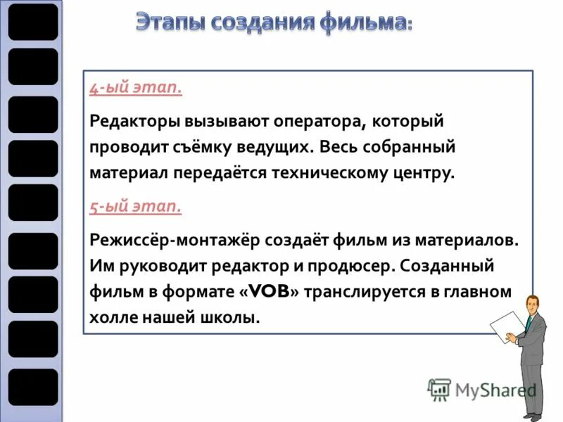 Этапы кинопроизводства схема. Этапы создания видеофильма. Этапы создания видеофильма. Этапы создания фильма. План создания фильма.