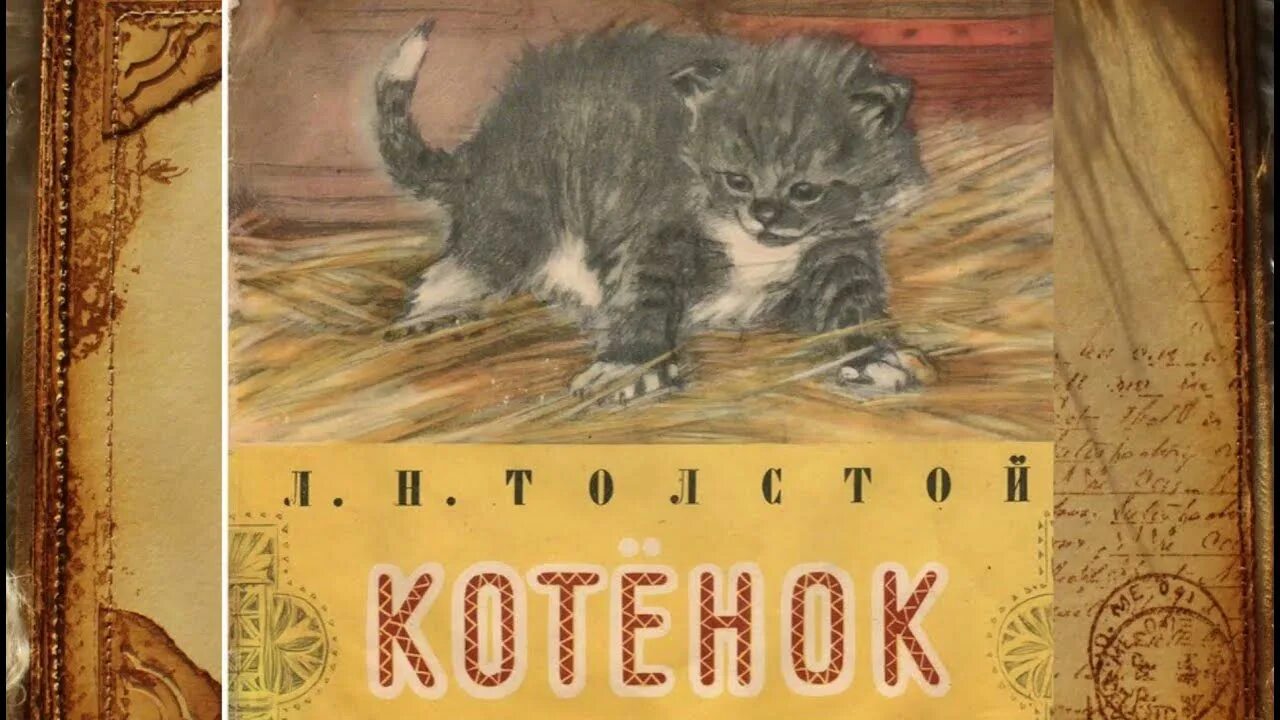 В каких произведениях герой котенок. Л Н толстой котенок. Быль котенок Лев толстой. Лев Николаевич толстой котенок. Сказка котенок толстой.