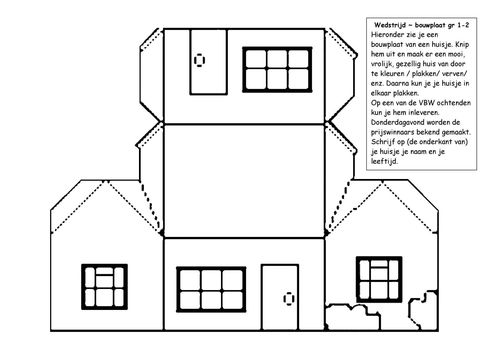 дом из бумаги шаблон. трафареты. макеты домов для детей. домик раскраска для малышей. трафареты.