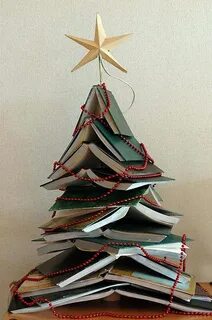 Как сделать елочку из книги