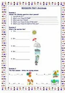 Grade 3 unit 3 revision