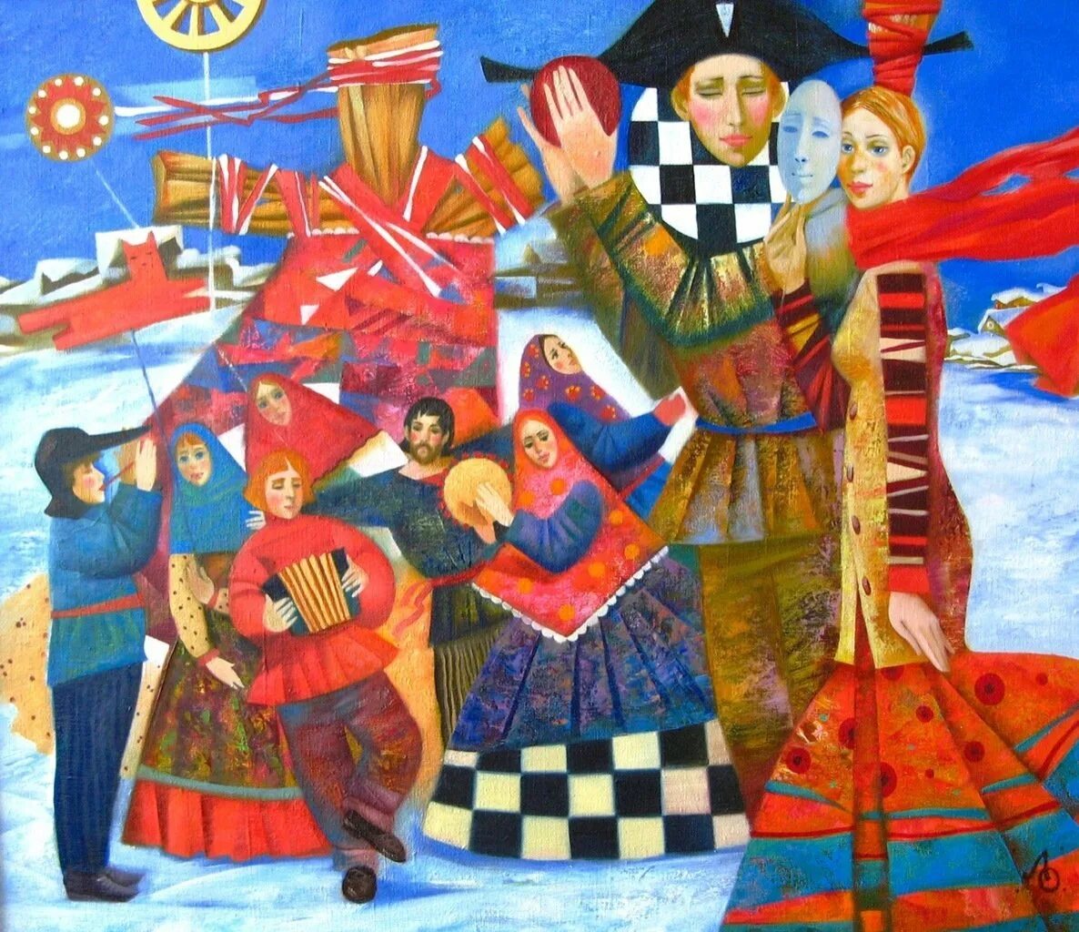 Русские народные композиции. Н. Фетисов - "широкая Масленица".