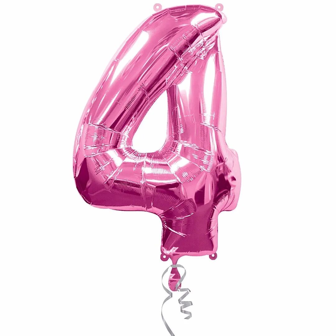 Шар 4. Шар цифра 4 40&quot; фуксияfuchsia 901764f102см fm 12073084. цифра 4 фуксия фольга. шар цифра 4 розовая. шар фольгированный цифра 4.